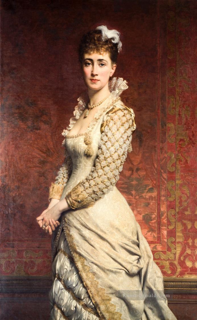 Porträt einer Dame Akademisch Klassizismus Pierre Auguste Cot Ölgemälde